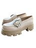 ALOHAS 100% Leather Ivory Mule/Clog Size EU 38 - photo 5