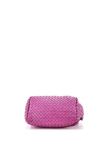 Bottega Veneta Accordion Flap Chain Shoulder Bag Intrecciato Nappa Mini (view 2)