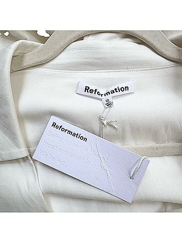 Reformation Isadora Cotton Casual Dress (view 2)