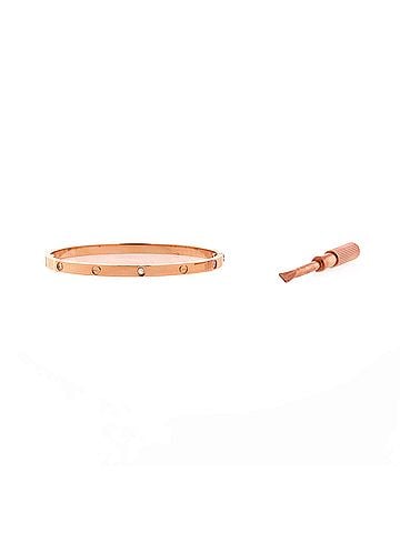Cartier Love 6 Diamond Bracelet 18K Rose Gold and Diamonds Small (view 2)