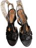 Sofft 100% Leather Black Wedges Size 8 - photo 1