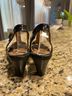Sofft 100% Leather Black Wedges Size 8 - photo 3