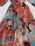 Etcetera Floral Pink Orange Active Dress Size 10 - photo 5