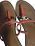 Tory Burch 100% Leather Pink Sandals Size 5 1/2 - photo 3