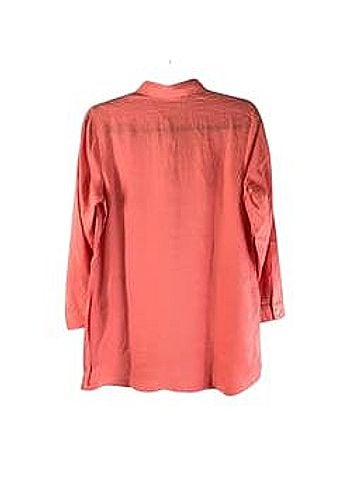 J.Jill Love Linen Long Sleeve Button-Down Shirt (view 2)
