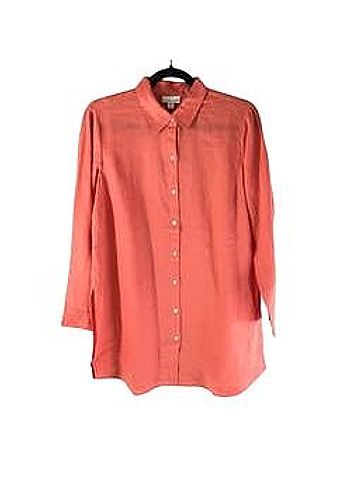 J.Jill Love Linen Long Sleeve Button-Down Shirt (view 1)