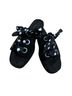 Zara 100% Synthetic Polka Dots Black White Sandals Size 9 - photo 1