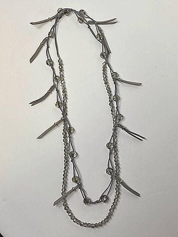 Lost & Found Women's Ethereal Layers Necklace in Silver (view 2)