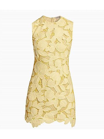 SIMKHAI Mickie Sleveless Mini Dress in Buttercream (view 1)