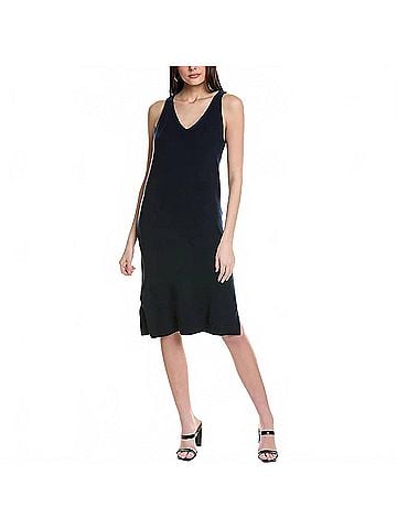 Vince Camuto Sleevless Midi Sweaterdress in Black (view 2)