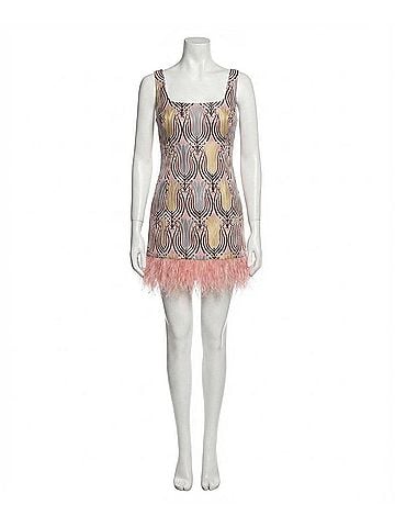 Cara Cara Carlie Mini Dress in Lana Blush (view 1)