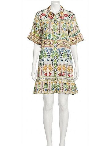 Johnny Was Ruffle Flounce Dress in Soller (view 1)