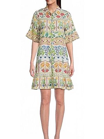 Johnny Was Ruffle Flounce Dress in Soller (view 2)