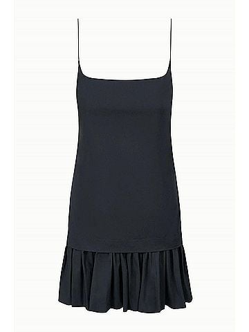 STAUD Ari Mini Dress in Black (view 1)
