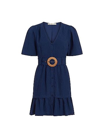 Marie Oliver Gwyneth Mini Dress in Pacific (view 1)
