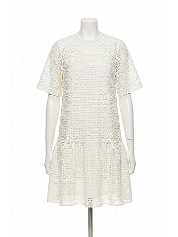 Ulla Johnson Gabi Mini Dress in White (view 1)