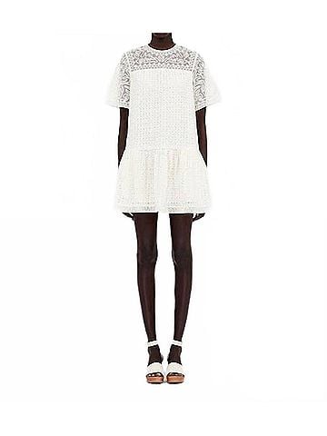 Ulla Johnson Gabi Mini Dress in White (view 2)
