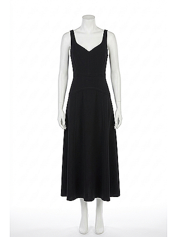 Ulla Johnson Vivi Sweetheart Midi Dress in Noir (view 1)