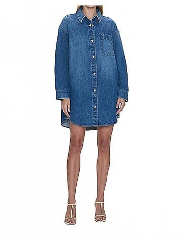 Pistola Elle Shirt Dress in Karat (view 2)