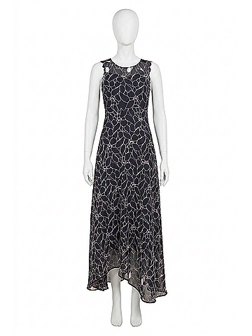 Ulla Johnson Kiana Sleeveless Midi Dress in Noir (view 1)