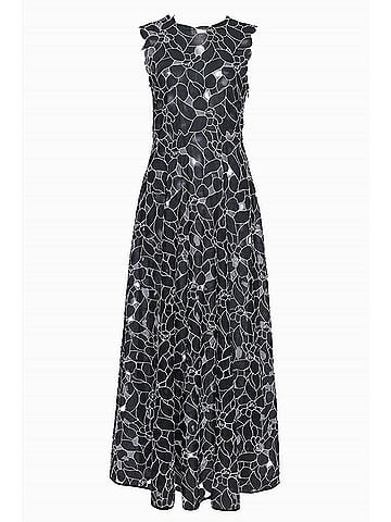 Ulla Johnson Kiana Sleeveless Midi Dress in Noir (view 2)