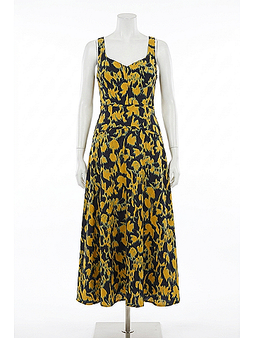 Ulla Johnson Vivi Sweetheart Neckline Midi Dress in Tourmaline (view 1)