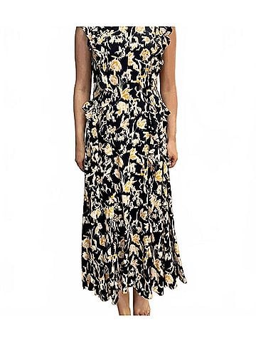 Ulla Johnson Flo Sleeveless Midi Dress in Tourmaline (view 2)