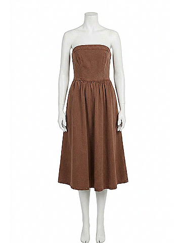 Young Fabulous & Broke Donna Day Dress in Sepia (view 1)