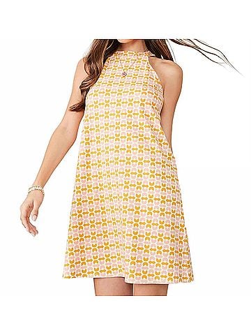 Spartina 449 Gabbi Halter Dress in Ollie Geo (view 2)