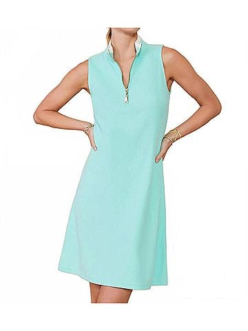 Spartina 449 Serena Sleeveless Dress in Bermuda Blue (view 2)