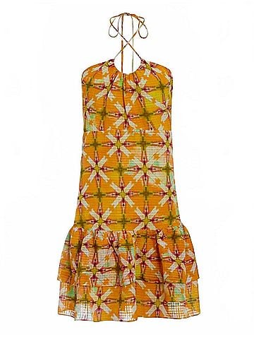 Marie Oliver Alisa Dress in Papaya (view 1)