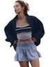FP Movement Blue Gray Athletic Shorts Size L - photo 1