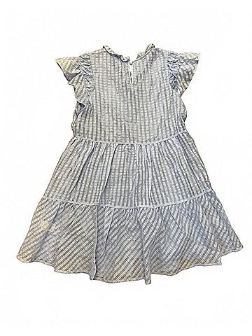 Umgee Women's Short Sleeve Mini Dress in Periwinkle (view 2)