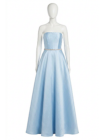 Clarisse A-Line Ball Gown Prom Maxi Dress in Pale Blue (view 1)