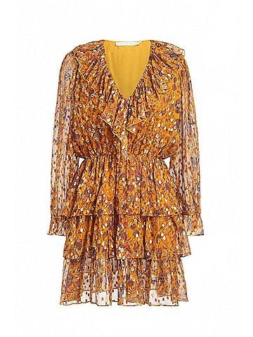 Marie Oliver Una Dress in Marigold Harvest (view 1)