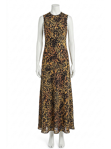 Ulla Johnson Clea Sleeveless Bias Long Dress in Savannah (view 1)