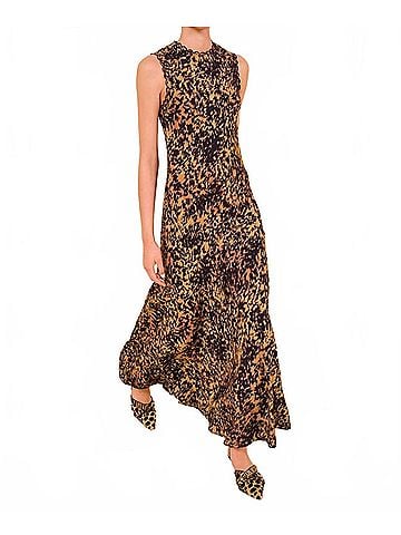 Ulla Johnson Clea Sleeveless Bias Long Dress in Savannah (view 2)