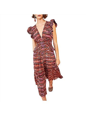 Ulla Johnson Bendetta Dress in Sapphire (view 2)
