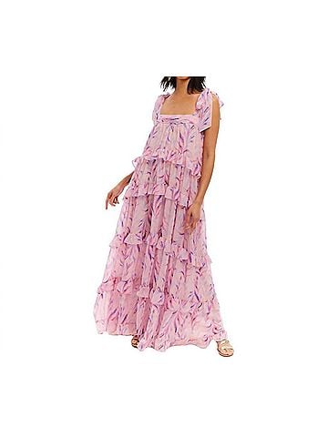 Allison Shelby Maxi Dress in Soft Tropical (view 2)