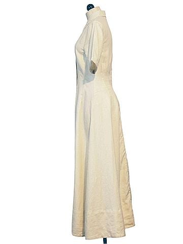 DL1961 Women's Montauk Midi Dress in Flax (view 2)