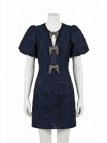 Entro Tinsley Mini Dress in Blue (view 1)