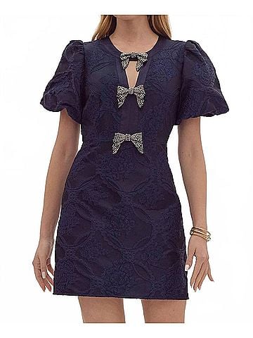 Entro Tinsley Mini Dress in Blue (view 2)