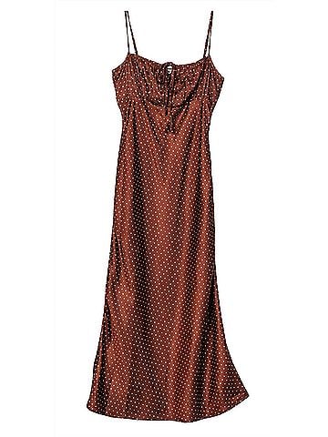 Ciao Lucia Leo Satin Midi Dress in Siena (view 1)