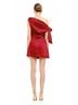 Sofie Solid Red The Delphine Mini Dress in Red Size S - photo 4
