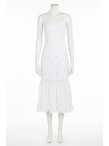Paige Pallas Midi Dress in White (view 1)