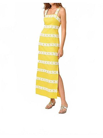 Lilly Pulitzer Davis Maxi Dress in Estella Yellow (view 2)
