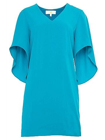 Anna Cate Women's Meredith Short Sleeve Dress in Enamel (view 2)