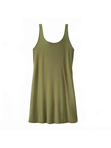 Patagonia Women's Maipo Mini Dress in Caper Green (view 1)