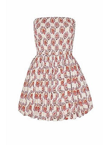 MISA Los Angeles Sadie Mini Dress in Paisley Block (view 1)