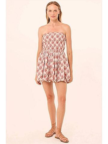 MISA Los Angeles Sadie Mini Dress in Paisley Block (view 2)